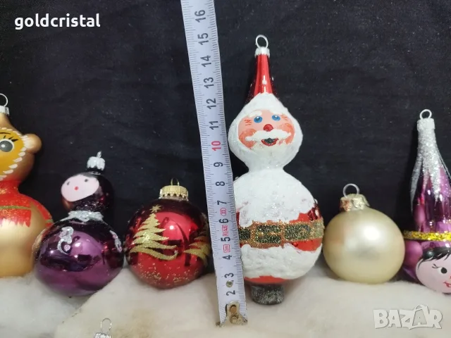 Стъклени играчки за елха връх връх, снимка 14 - Антикварни и старинни предмети - 36241624