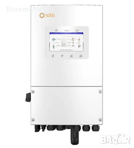 Монофазен хибриден инвертор Solis 6 kW S6-EH1P6K-L-PLUS - Low voltage