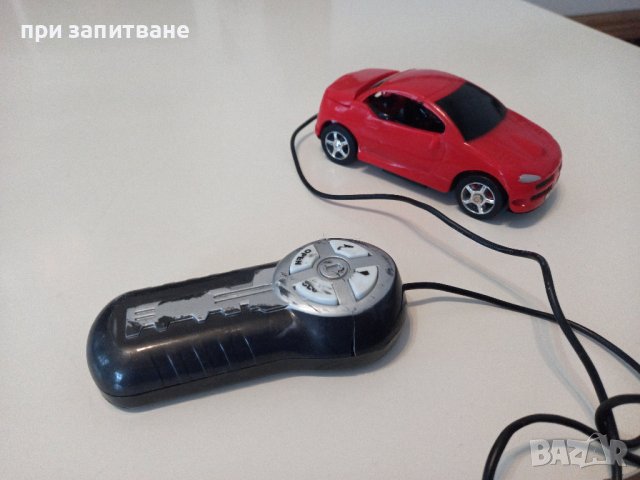 Количка Peugeot 206 cc с кабелно дистанционно, Dickie, работи , снимка 7 - Коли, камиони, мотори, писти - 44354079