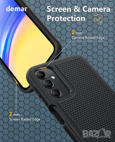 FNTCASE калъф за телефон Samsung A15: Двуслоен калъф за защита срещу удари - Galaxy A15 4G/5G/LTE, снимка 5 - Калъфи, кейсове - 44460330