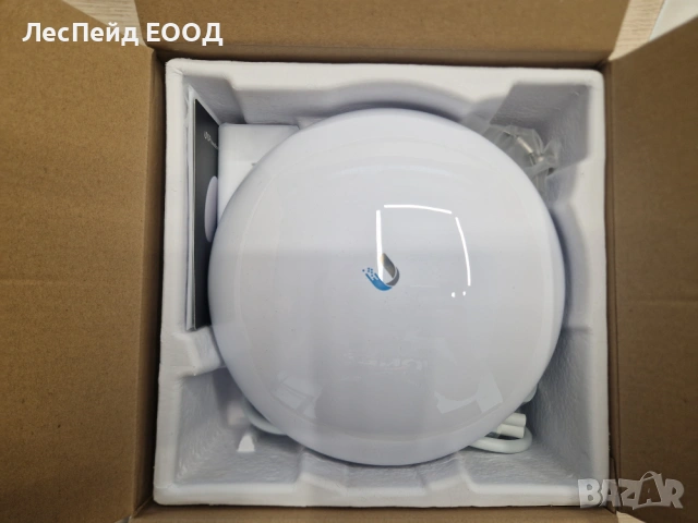Ubiquiti Networks NanoBeam 5AC Gen 2 мрежов мост 450 Mbit/s бял нов