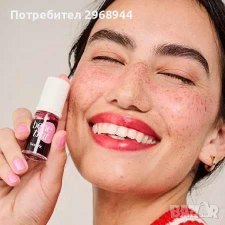 Benefit Benetint Cheek & Lip Stain течен тонер за устни и скули, снимка 2 - Декоративна козметика - 49517140
