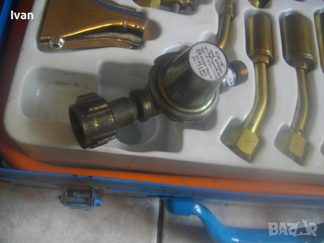 Made in ITALY-Газ Пропан-Бутан К-т Горелки/Поялници-Профи-20 Части-Старо Качество-CFH TURBO PROFI , снимка 6 - Поялници и запояване - 44921601