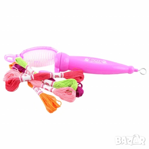 Момичешки комплект за прически – Плети, украсявай, блести, снимка 4 - Други - 52054330