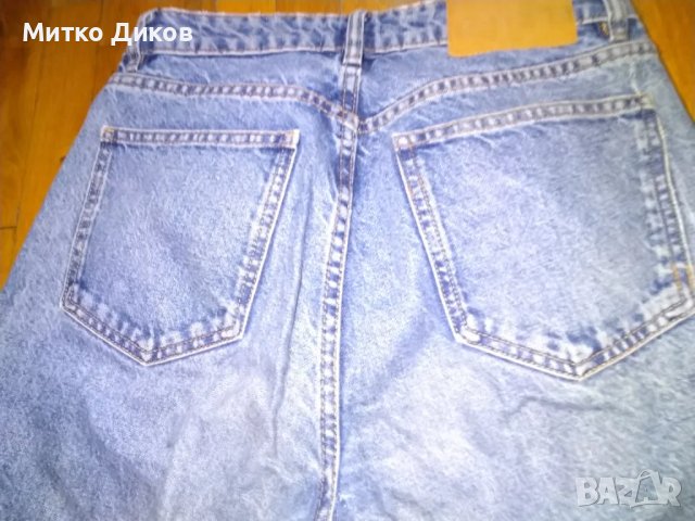 Zara дамски маркови дънки USA-4 EU-36 №36 отгоре додолу 96см и ханш 36см, снимка 8 - Дънки - 48756350
