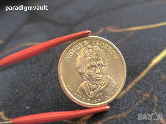 Монета - САЩ - 1 долар (Андрю Джаксън) UNC | 2008г.
