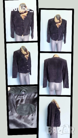 Три различни броя / Дамско яке от естествен велур , снимка 2 - Якета - 52128190