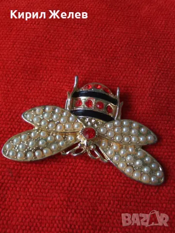 ЗЛАТИСТА ПЕПЕРУДА АРТ АПЛИКАЦИЯ с КАМЪЧЕТА 7356 , снимка 7 - Други - 30720192