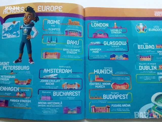 Албум със стикери "UEFA EURO 2020" PANINI, снимка 3 - Колекции - 52477470