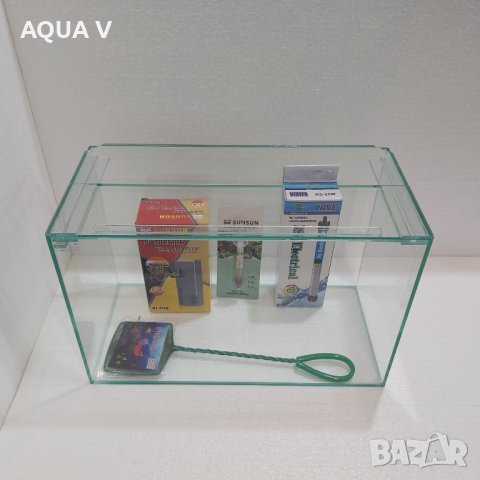 Аквариум 21 литра - оборудван, снимка 3 - Аквариуми - 35225571