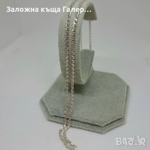 Сребърен синджир, 925, 4,41 г - като нов!, снимка 3 - Колиета, медальони, синджири - 54214914