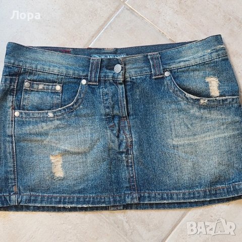 Дамски дънкови поли 5 бр. , снимка 5 - Поли - 50964152