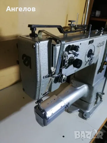Adler 269-73 ръкавна полусарашка шевна машина троен транспорт за кожа и чанти, снимка 2 - Други машини и части - 55900311