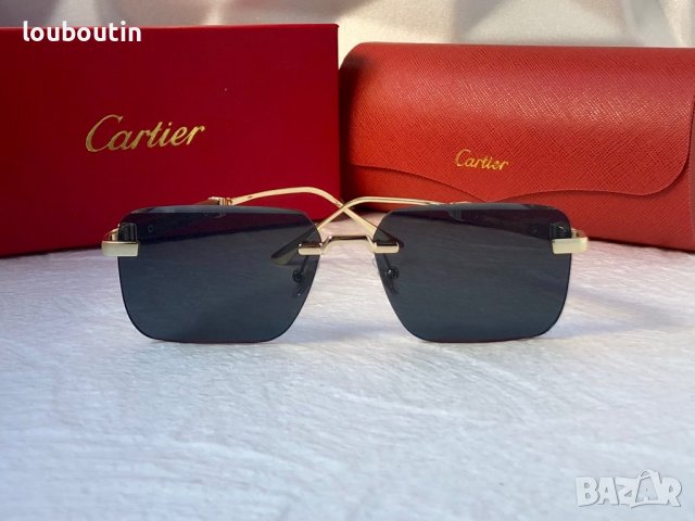 Cartier мъжки слънчеви очила с дървени дръжки, снимка 5 - Слънчеви и диоптрични очила - 42796957