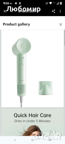 Сешоар Laifen SE Lite, сешоар с отрицателни йони и безчетков мотор със 100 000 оборота в минута , снимка 7 - Сешоари - 51949868