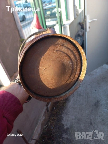 СТАРА НЕМСКА ГАЗЕНА ЛАМПА ФЕНЕР , снимка 5 - Антикварни и старинни предмети - 52512941