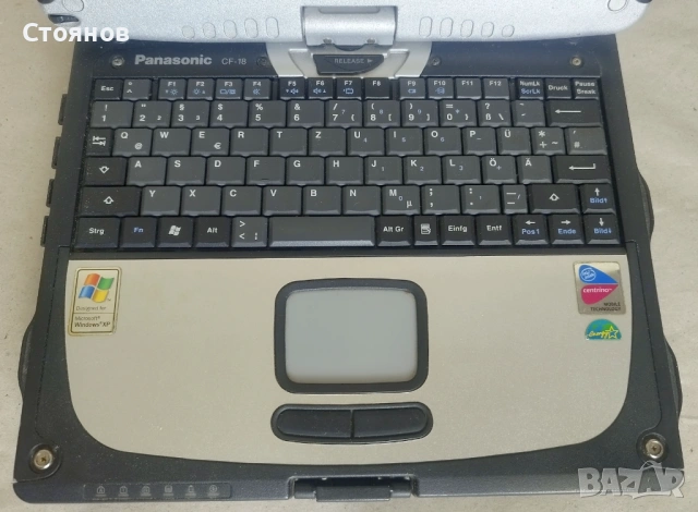 Лаптоп Panasonic Toughbook CF-18 (Pentium M - 1.1 GHz / 1 GB / 60 GB), снимка 5 - Лаптопи за работа - 54323503
