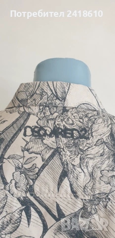DSQUARED2 Cotton Made in Italy Size 50 / L НОВО ! ОРИГИНАЛ! Мъжка Риза!, снимка 14 - Ризи - 53348059
