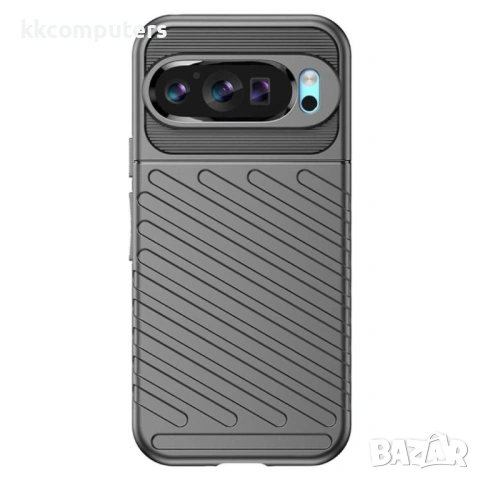 Google Pixel 9 / Pixel 9 Pro Удароустойчив Twill Texture Калъф и Протектор, снимка 3 - Калъфи, кейсове - 53097585