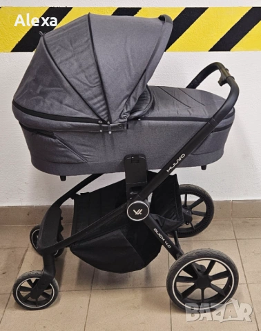 Бебешка количка 2в1 Muuvo Quick 4.0 Iron Graphite Отлично състояние, снимка 12 - Детски колички - 53696536