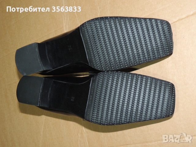 Дамски обувки  DAMA PIKA от естествена черна кожа., снимка 17 - Дамски елегантни обувки - 54182771