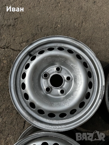 4бр. ОЕМ железни джанти 16” VW Transporter T5 T6 Транспортер, снимка 4 - Гуми и джанти - 51568310