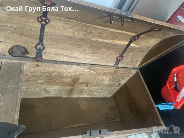 🏺 УНИКАЛЕН СТАР ДАТСКИ САНДЪК – HS 1796 🏺, снимка 5 - Антикварни и старинни предмети - 56413037