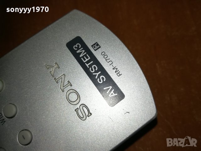 sony av system3 remote rm-u700 0301211536, снимка 14 - Други - 31287761