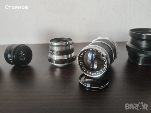 Обективи Carl Zeiss,Voigtländer,DOMIPLAN,Nikon,Soligor,BEROLINA,AMPIS,INDUSTAR , снимка 14 - Обективи и филтри - 48050331