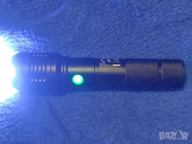 Мощен, компактен LED акумулаторен тактически фенер за лов, риболов, палатка, излет, снимка 3 - Къмпинг осветление - 49767735