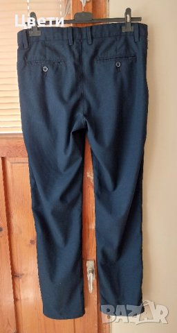 Тъмносин мъжки панталон, снимка 2 - Панталони - 42033332