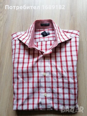 Gant pinpoint oxford-мъжка риза р. S, снимка 7 - Ризи - 31223165