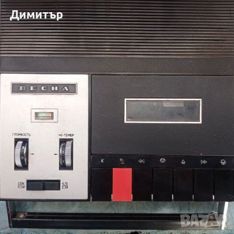 Магнитофон касетофон Весна 306, снимка 8 - Радиокасетофони, транзистори - 54319826