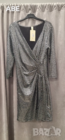 Рокля с пайети, снимка 2 - Рокли - 52641441