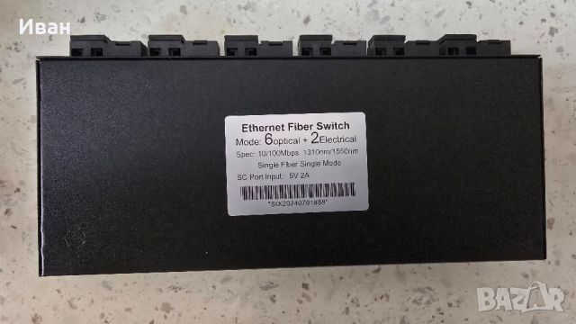 Медия конвертор Ethernet към оптичен кабел, снимка 3 - Мрежови адаптери - 54318465