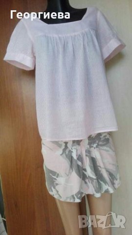 Дамски комплект/лот в розово - пола и блуза❤👗M/L, L❤👗арт.481, снимка 1