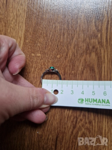 ПРОМОЦИЯ! ДВА ЗА ЕДИН пръстени със зелени камъни, снимка 6 - Пръстени - 52398681