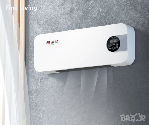 Модерна печка за стенен монтаж,за студено и топло,с двойно предназначение,LED дисплей, снимка 6 - Отоплителни печки - 52194639