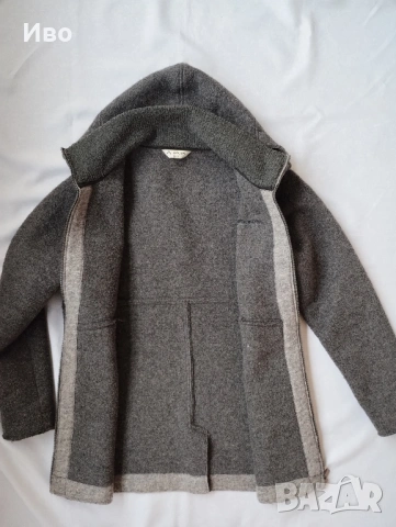 Vaude lavin мъжко вълнено палто, суичър с качулка L , снимка 3 - Палта - 53276686