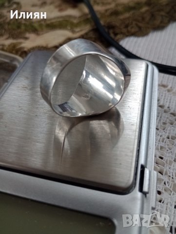 Мъжки  сребърен пръстен 925, снимка 5 - Пръстени - 38947545