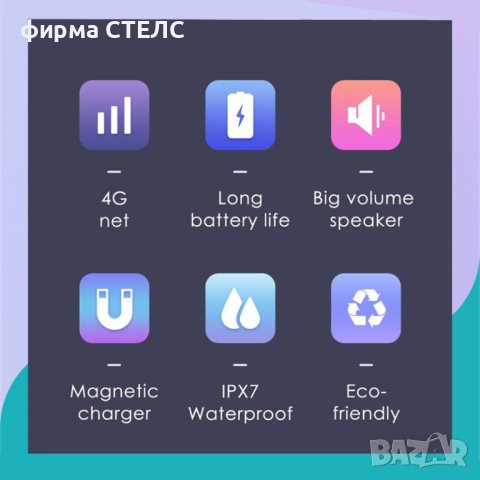Детски Смарт часовник STELS K90,4G,Сим карта и камера,GPS+LBS Tracking, снимка 11 - Смарт часовници - 40247617