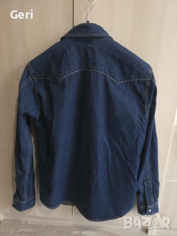 Дънкова риза Lee, S размер, снимка 2 - Ризи - 52592229