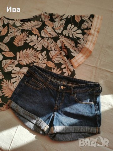 Къси дънкови панталонки H&M, снимка 3 - Къси панталони и бермуди - 29814407