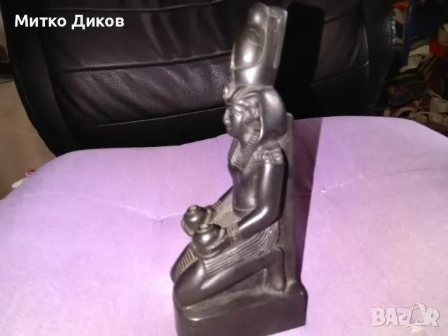 Скулптурка абанос Рамзес II K-176мм като нова