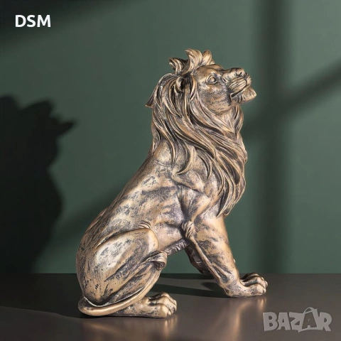 Нова Статуетка Лъв - 2 Варианта - Фигура за Декорация -31см, снимка 8 - Декорация за дома - 53334152
