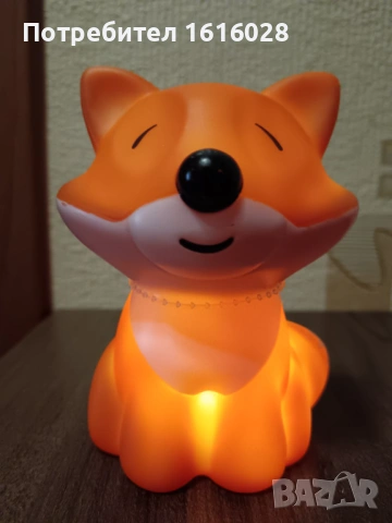 Светеща лампа Лисица.Нощна лампа Small Fox Animal.