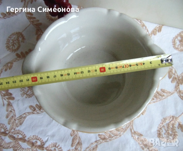 Красива порцеланова купа, снимка 5 - Чинии - 52279303