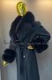 Дамски палта от алкантара, алпака, естествена кожа и естествен косъм, снимка 6
