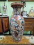 Страхотна голяма антикварна китайска порцеланова ваза Satsuma , снимка 1