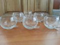 Стъклени чаши  за чай. , снимка 1 - Антикварни и старинни предмети - 34262335